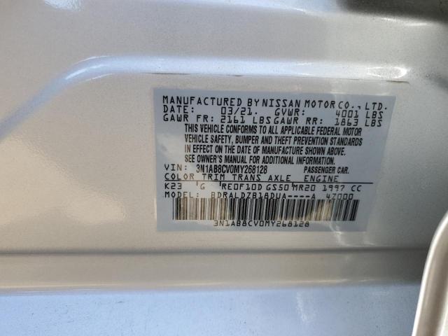 3N1AB8CV0MY268128 Nissan SENTRA SV