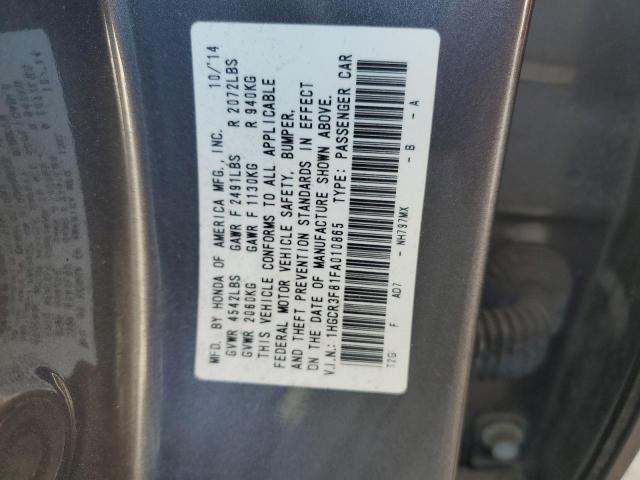 2015 HONDA ACCORD EXL - 1HGCR3F81FA010865