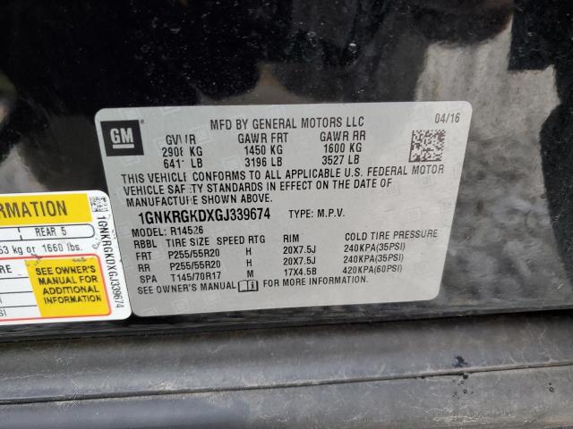 2016 CHEVROLET TRAVERSE L - 1GNKRGKDXGJ339674