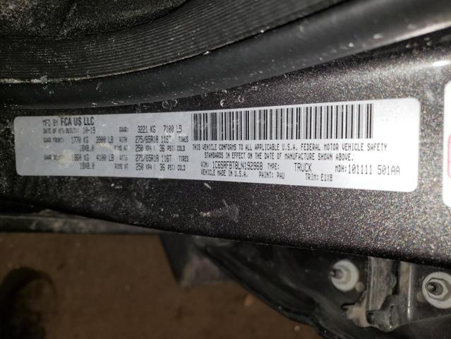 2020 RAM 1500 BIG H - 1C6SRFBT8LN192968