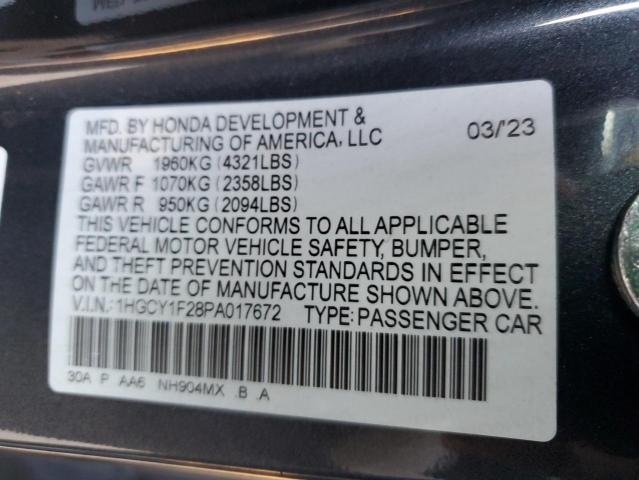 2023 HONDA ACCORD LX - 1HGCY1F28PA017672