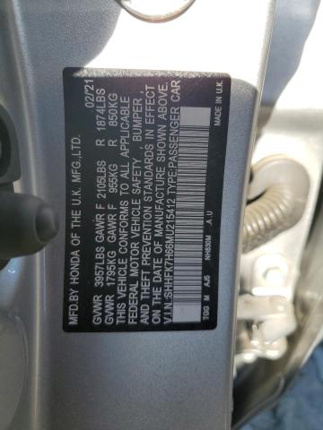 2021 HONDA CIVIC EX - SHHFK7H66MU215412