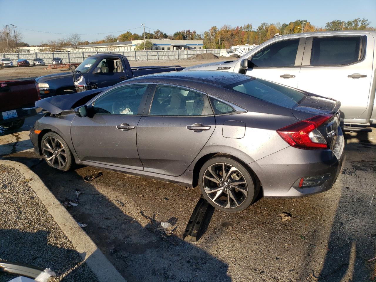 Lot #2871902361 2021 HONDA CIVIC SPOR