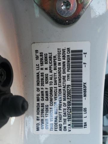 19XFC2F69LE200279 Honda Civic Lx