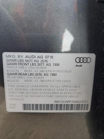 WA1CCAFP7GA023031 2016 AUDI SQ5, photo no. 13