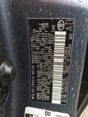 2016 TOYOTA COROLLA L - 2T1BURHE2GC715511
