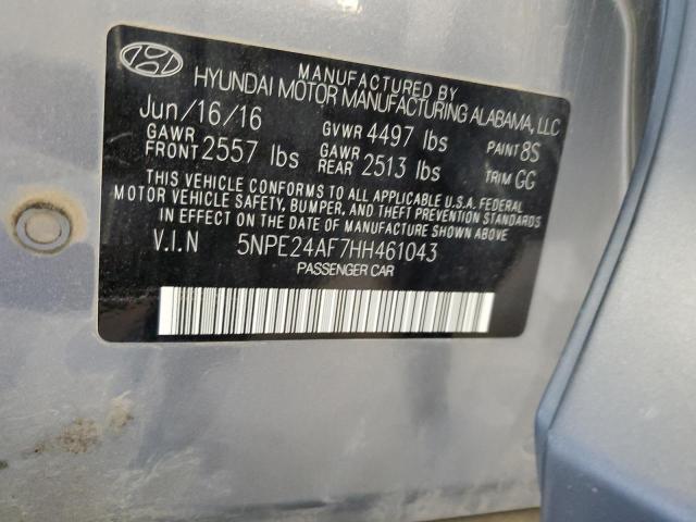2017 HYUNDAI SONATA SE - 5NPE24AF7HH461043