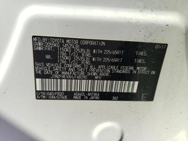 2017 TOYOTA RAV4 LE - JTMZFREVXHJ148290