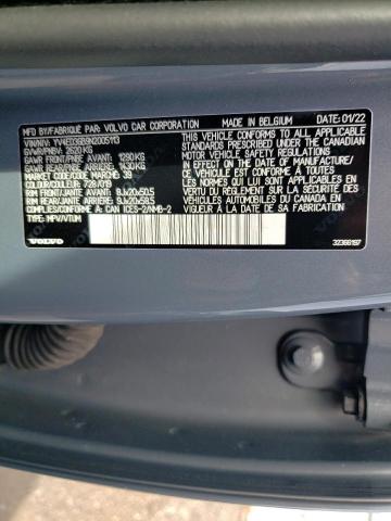 2022 VOLVO C40 P8 REC - YV4ED3GB9N2005113