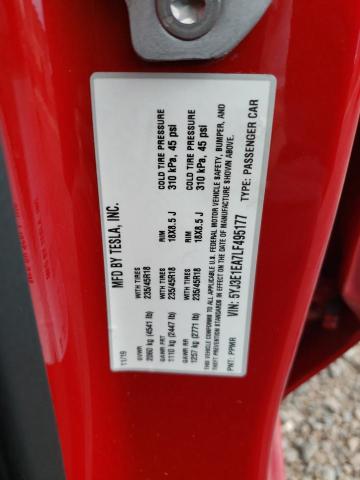 2020 TESLA MODEL 3 - 5YJ3E1EA7LF495177