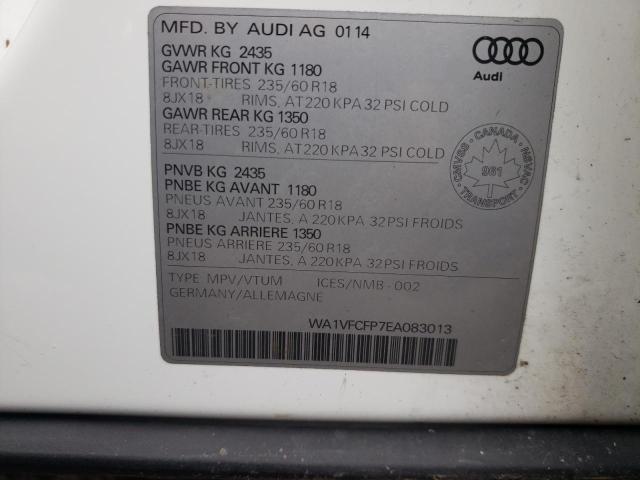 WA1VFCFP7EA083013 2014 AUDI Q5, photo no. 13