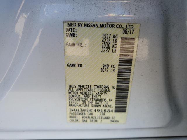 2017 NISSAN ALTIMA 2.5 - 1N4AL3AP5HC491884