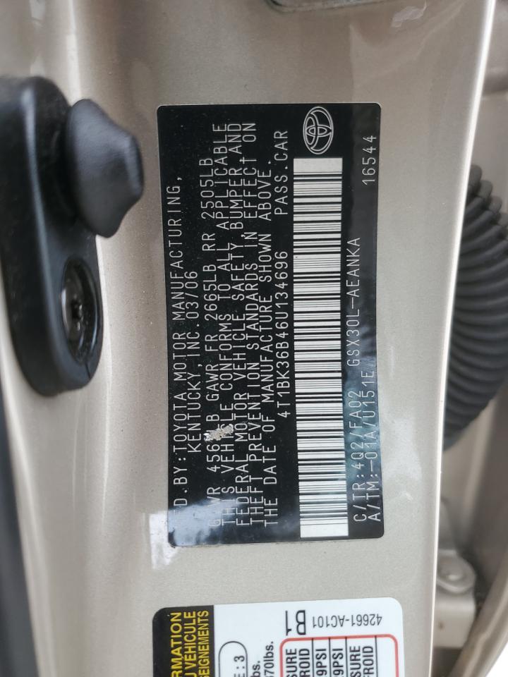 4T1BK36B46U134696 2006 Toyota Avalon Xl