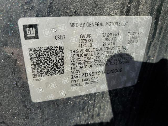1G1ZD5ST9JF122606 Chevrolet MALIBU LT