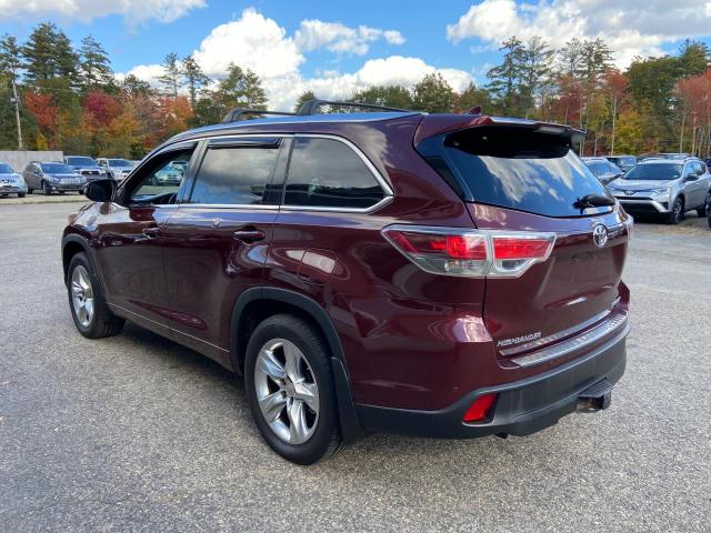 VIN 5TDDKRFH0ES053766 2014 Toyota Highlander, Limited no.3