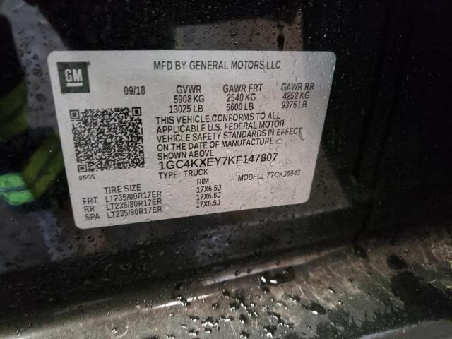 2019 CHEVROLET 3500 HD - 1GC4KXEY7KF147807
