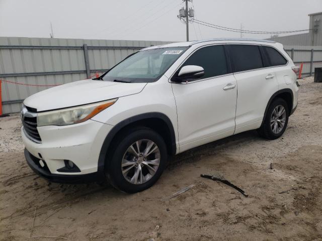 VIN 5TDKKRFH6FS096663 2015 Toyota Highlander, Xle no.1