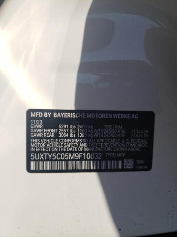 5UXTY5C05M9F10832 2021 BMW X3, photo no. 13