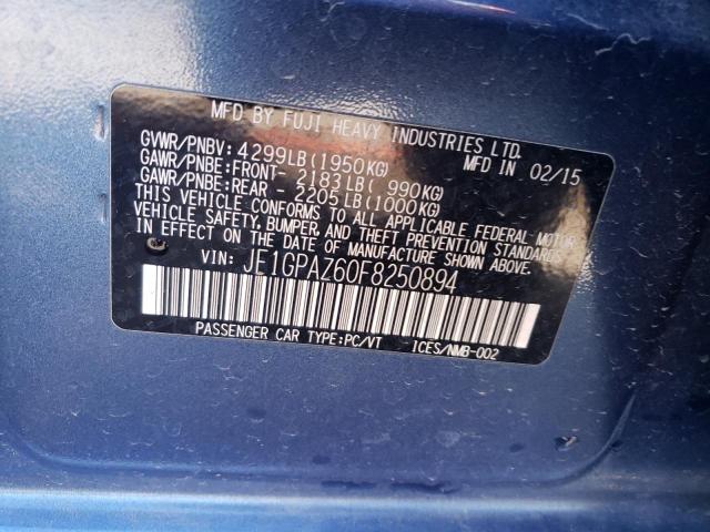 JF1GPAZ60F8250894 Subaru Impreza Sport Limited