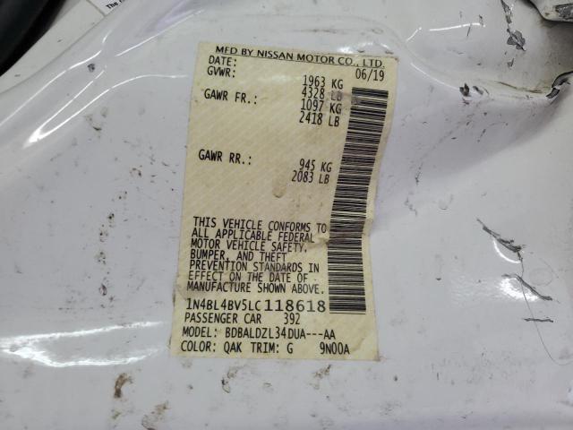 1N4BL4BV5LC118618 Nissan ALTIMA S