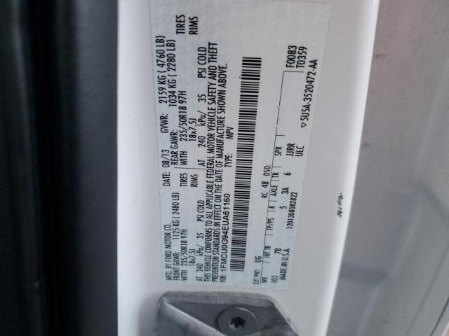1FMCU0G94EUA61160 Ford ESCAPE SE