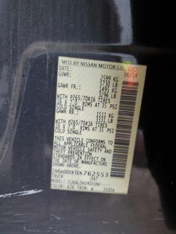 1N6AD0ER3EN762553 Nissan FRONTIER S