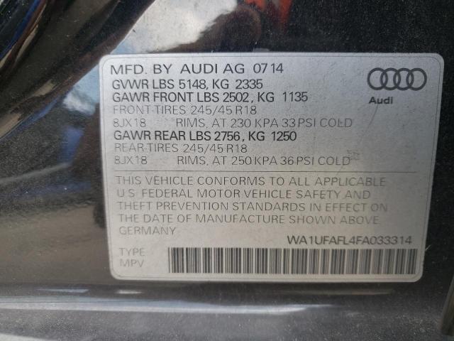 WA1UFAFL4FA033314 2015 AUDI A4, photo no. 14