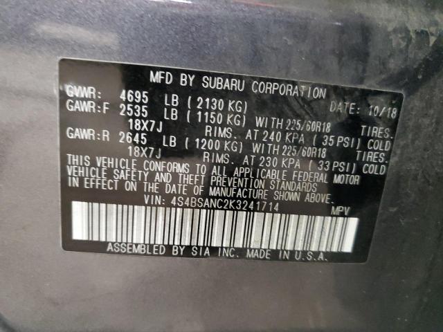 4S4BSANC2K3241714 Subaru Outback 2.5i Limited