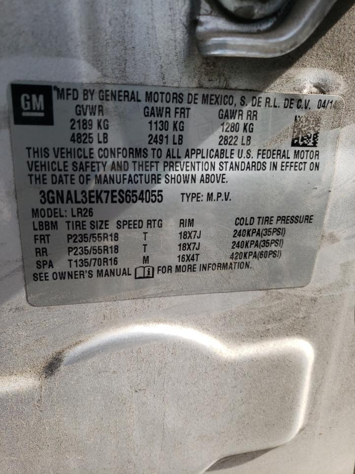 3GNAL3EK7ES654055 2014 Chevrolet Captiva Lt