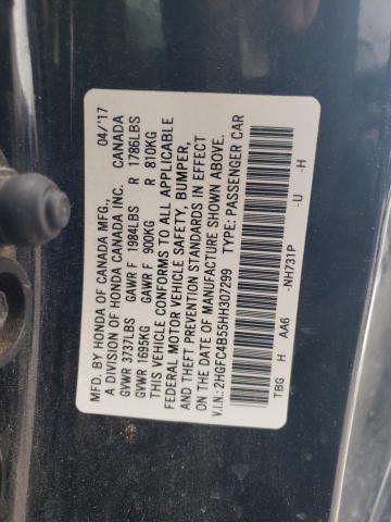 2HGFC4B55HH307299 Honda Civic Lx