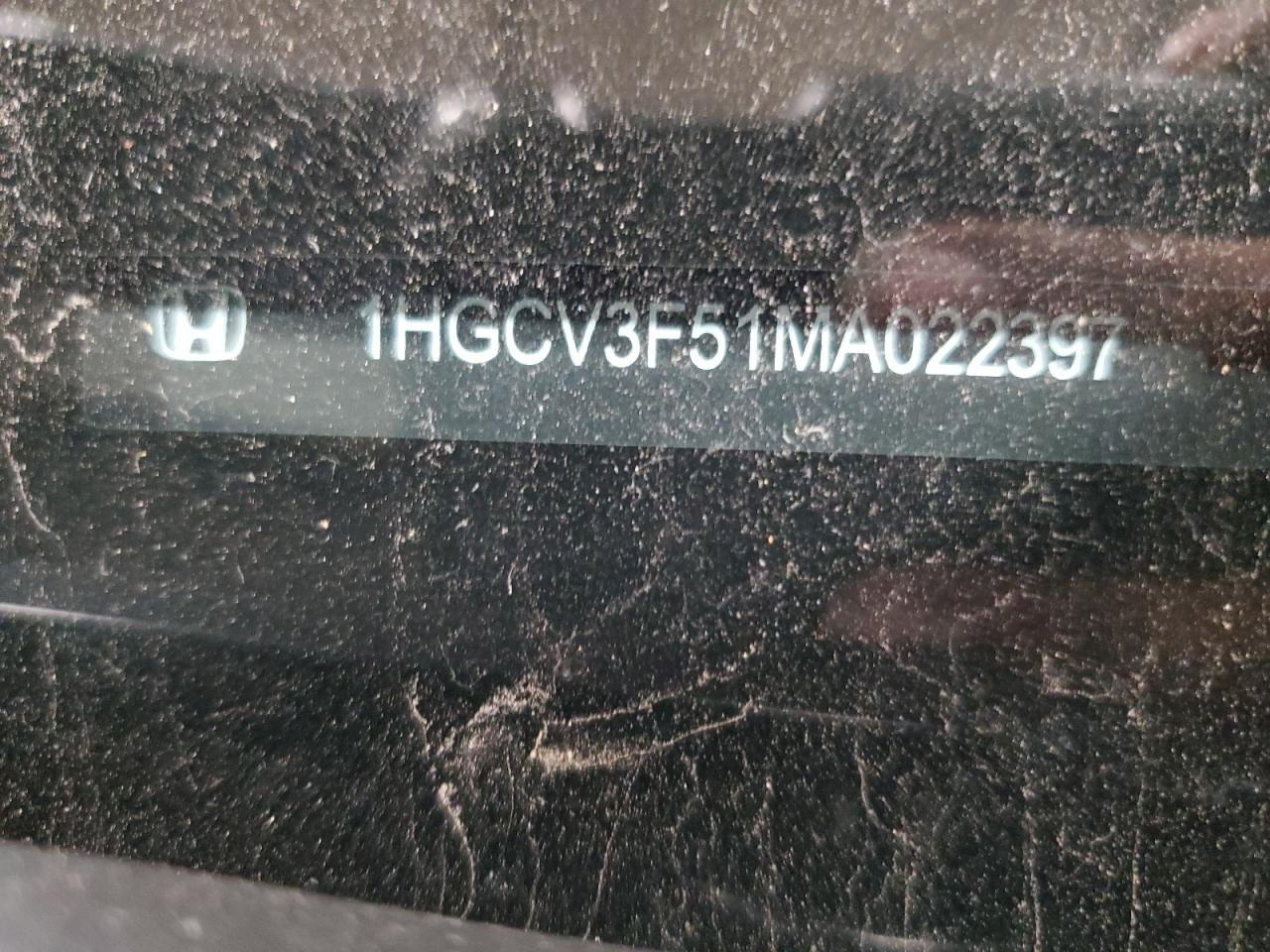 1HGCV3F51MA022397 HONDA ACCORD 2021