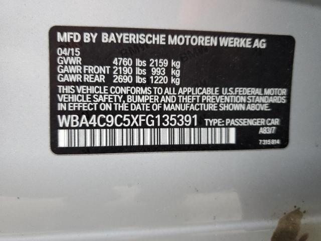 2015 BMW 428 XI GRA - WBA4C9C5XFG135391