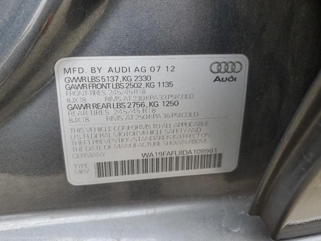 VIN WA19FAFL8DA109961 2013 Audi A4, Premium no.12