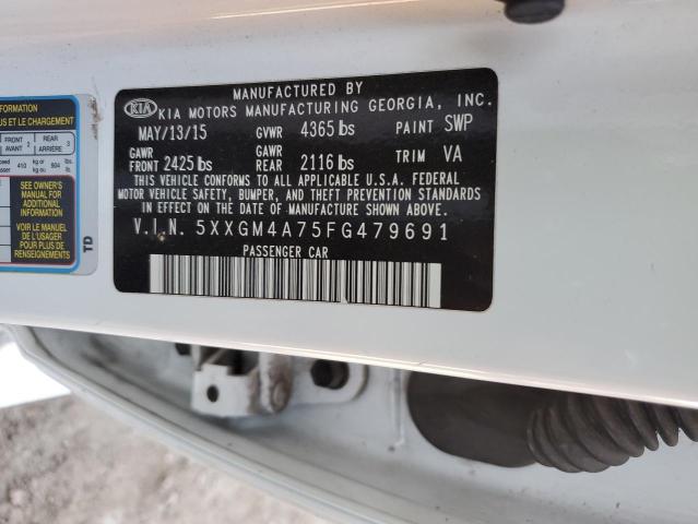 5XXGM4A75FG479691 | 2015 KIA OPTIMA LX