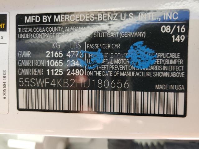 55SWF4KB2HU180656 Mercedes-Benz C 300 4matic