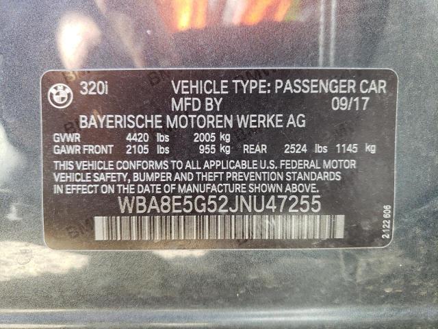 WBA8E5G52JNU47255 BMW 320 XI