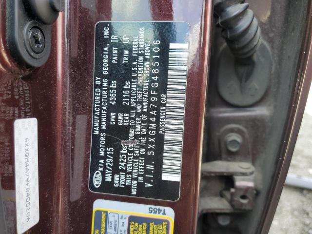 5XXGM4A79FG485106 KIA Optima Lx