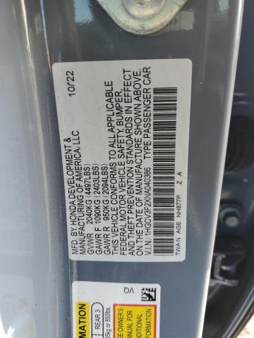 1HGCV3F2XNA040386 2022 Honda Accord Hybrid Sport