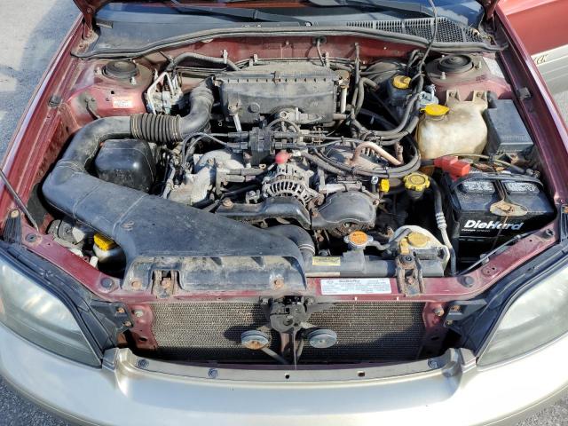 4S3BH675326654819 Auction: COPART Lot: 72269303 Location: NY - LONG ISLAND 4S3BH675326654819 SUBARU LEGACY 2002 BURGUNDY Photo 11