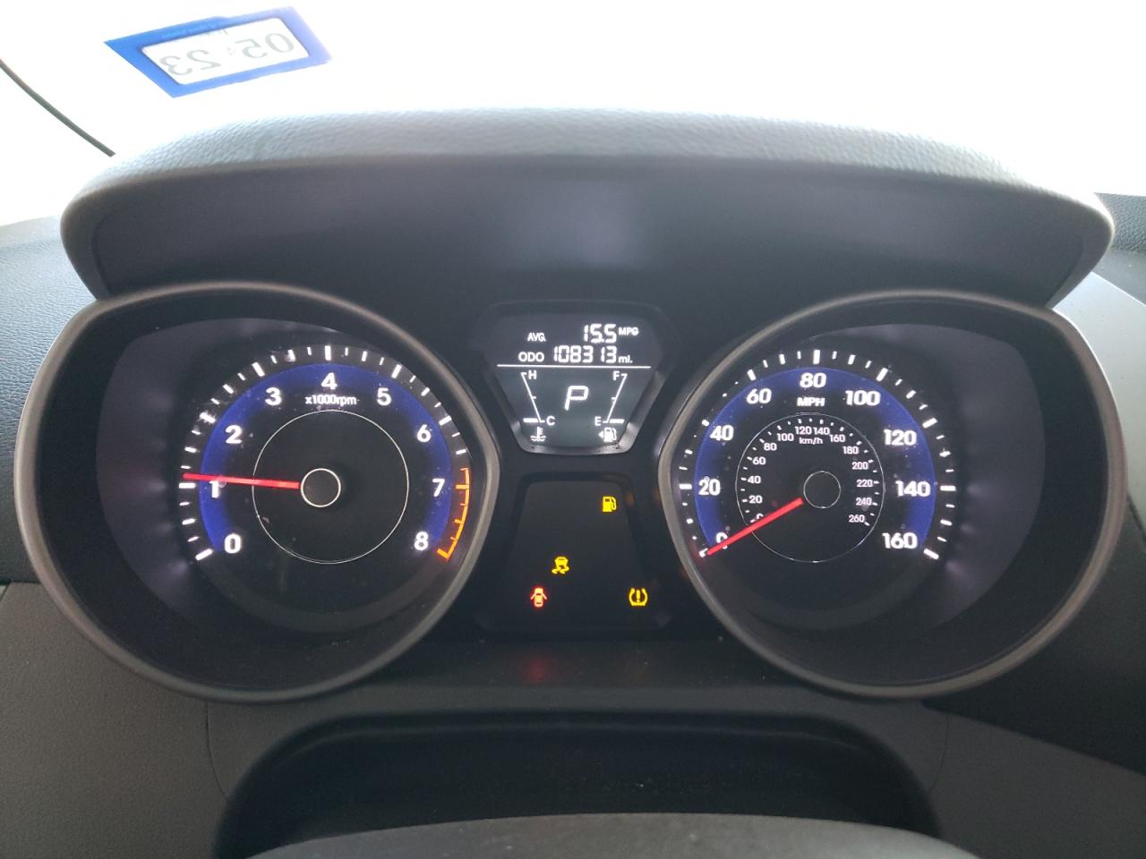 Lot #2193295761 2013 HYUNDAI ELANTRA GL