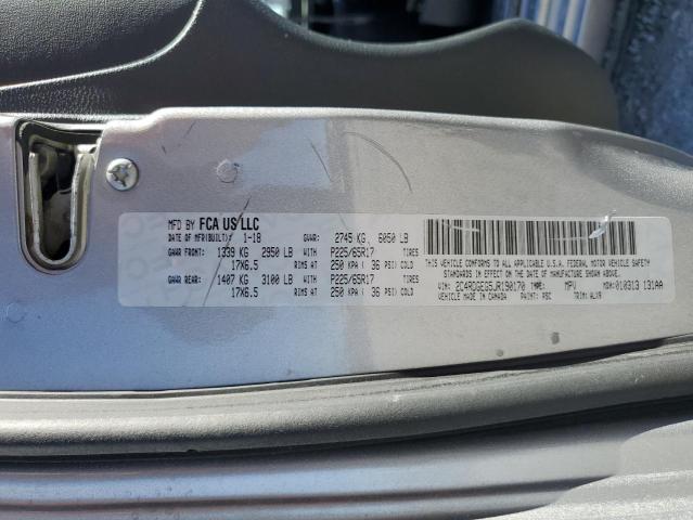 2C4RDGEG5JR190170 Dodge Grand Caravan Gt