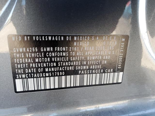 2016 VOLKSWAGEN GOLF SPORT - 3VWC17AUXGM517590