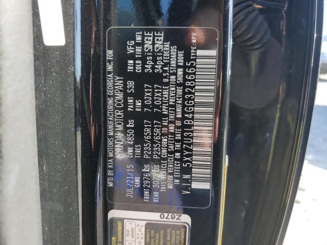 2016 HYUNDAI SANTA FE S - 5XYZU3LB4GG328665