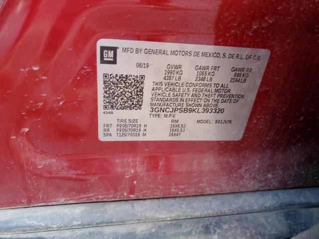 3GNCJPSB9KL393320 Chevrolet Trax 1LT 13