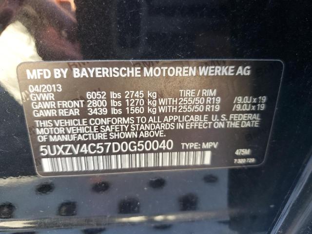 VIN 5UXZV4C57D0G50040 2013 BMW X5, Xdrive35I no.13