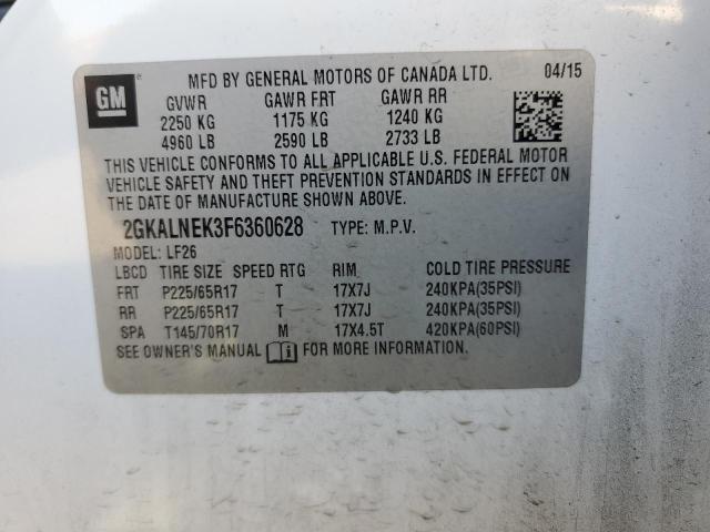 2GKALNEK3F6360628 GMC TERRAIN SL