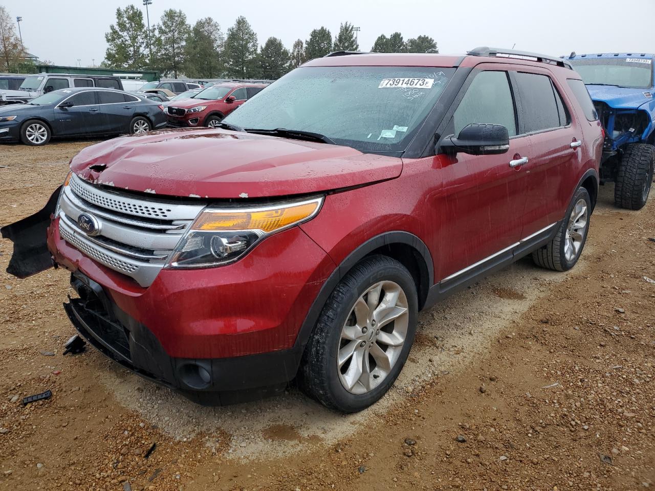 Lot #2533138497 2013 FORD EXPLORER X