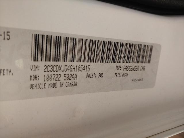 2C3CDXJG4GH105415 Dodge Charger Sxt