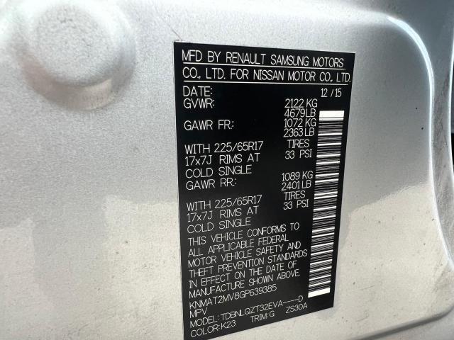 KNMAT2MV8GP639385 Nissan ROGUE S