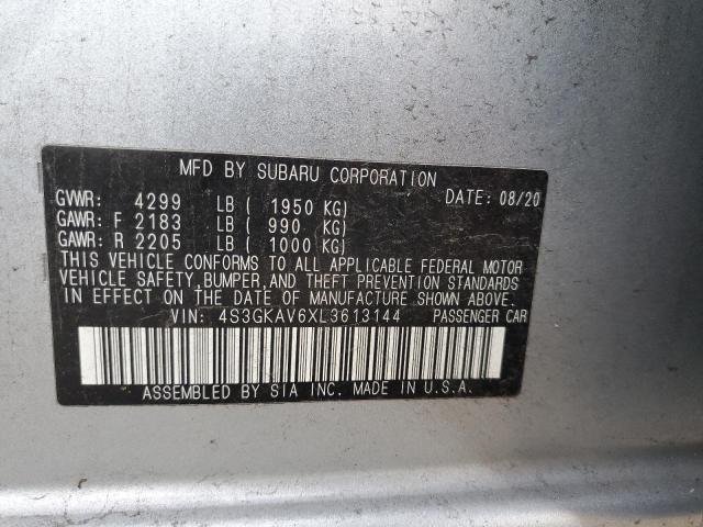 4S3GKAV6XL3613144 Subaru Impreza PR 10